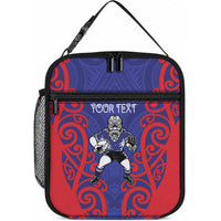 Tasman Custom Rugby New Zealand Lunch Bag Aotearoa Maori Pukana Tiki Mascot