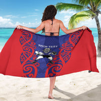 Tasman Custom Rugby New Zealand Sarong Aotearoa Maori Pukana Tiki Mascot