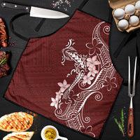 Oxblood Hawaii Apron Hammerhead Shark Tattoo Curve Polynesian - Polynesian Pride