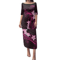 Pink Hawaii Family Matching Puletasi and Hawaiian Shirt Hammerhead Shark Tattoo Curve Polynesian - Polynesian Pride