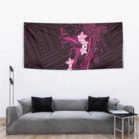 Pink Hawaii Tapestry Hammerhead Shark Tattoo Curve Polynesian - Polynesian Pride