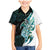 Proud Aotearoa Family Matching Mermaid Dress and Hawaiian Shirt Maori Silver Fern Mix Paua Shell Pattern