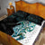 Proud Aotearoa Quilt Bed Set Maori Silver Fern Mix Paua Shell Pattern