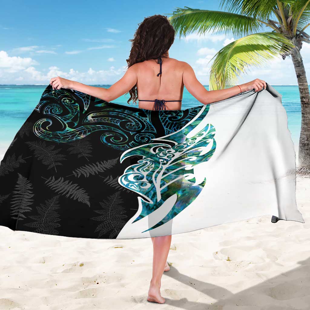 Proud Aotearoa Sarong Maori Silver Fern Mix Paua Shell Pattern