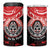 Aotearoa Toitu Te Tiriti 4 in 1 Can Cooler Tumbler Haka Tiki Honour The Treaty