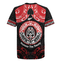 Aotearoa Toitu Te Tiriti Rugby Jersey Haka Tiki Honour The Treaty