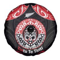 Aotearoa Toitu Te Tiriti Spare Tire Cover Haka Tiki Honour The Treaty