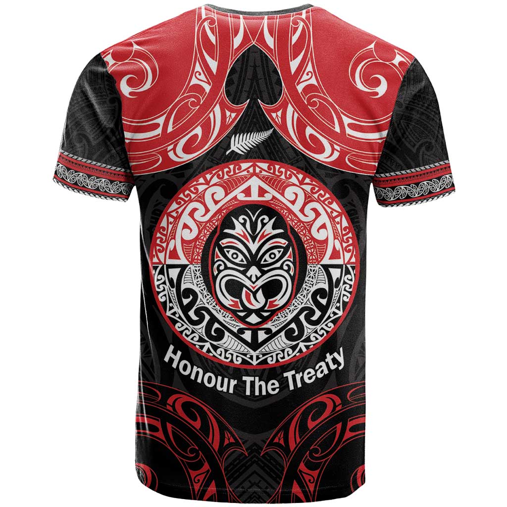 Aotearoa Toitu Te Tiriti T Shirt Haka Tiki Honour The Treaty