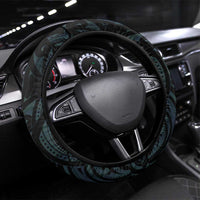 New Zealand Darts Beer Steering Wheel Cover Paua Shell Aotearoa Maori Tattoo - Polynesian Pride