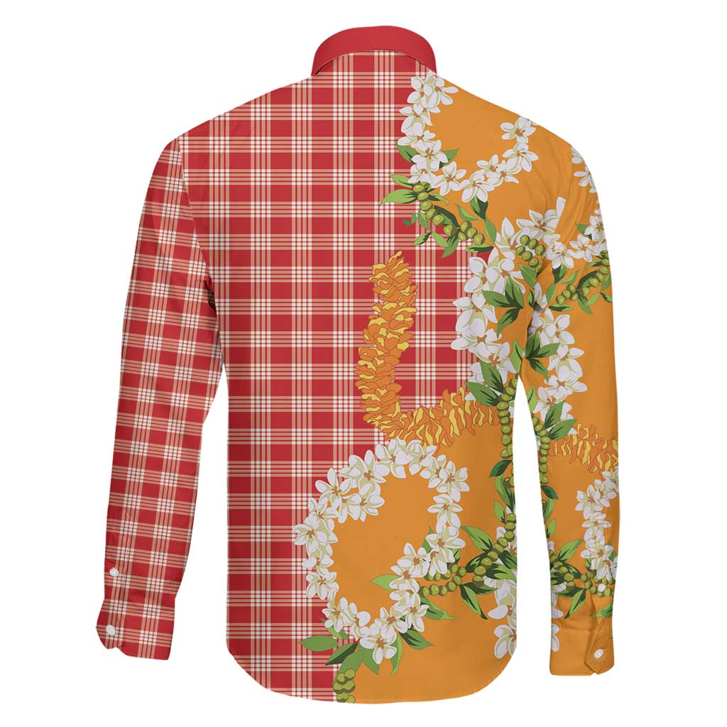 Prince Kuhio Aloha Hawaii Family Matching Tank Maxi Dress and Hawaiian Shirt Plumeria Ilima Lei Palaka Motifs LT14 - Polynesian Pride