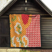 Prince Kuhio Aloha Hawaii Quilt Plumeria Ilima Lei Palaka Motifs