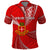 Custom Tonga College Alete Polo Shirt Kolisi Tonga Ngatu Pattern LT14 Red - Polynesian Pride