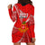 Personalised Tonga College Alete Hoodie Dress Class Of Year Kolisi Tonga Ngatu Pattern LT14 - Polynesian Pride