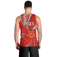 Personalised Tonga College Alete Men Tank Top Class Of Year Kolisi Tonga Ngatu Pattern LT14 - Polynesian Pride
