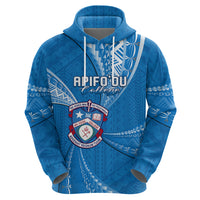Custom Tonga Apifoou College Tonga Hoodien Ngatu Pattern LT14 - Polynesian Pride