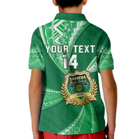 Personalised Tonga Saineha High School Kid Polo Shirt Tongan Ngatu Pattern LT14 - Polynesian Pride