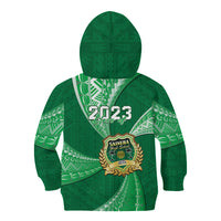 Personalised Tonga Saineha High School Kid Hoodie Class Of Year Tongan Ngatu Pattern LT14 - Polynesian Pride