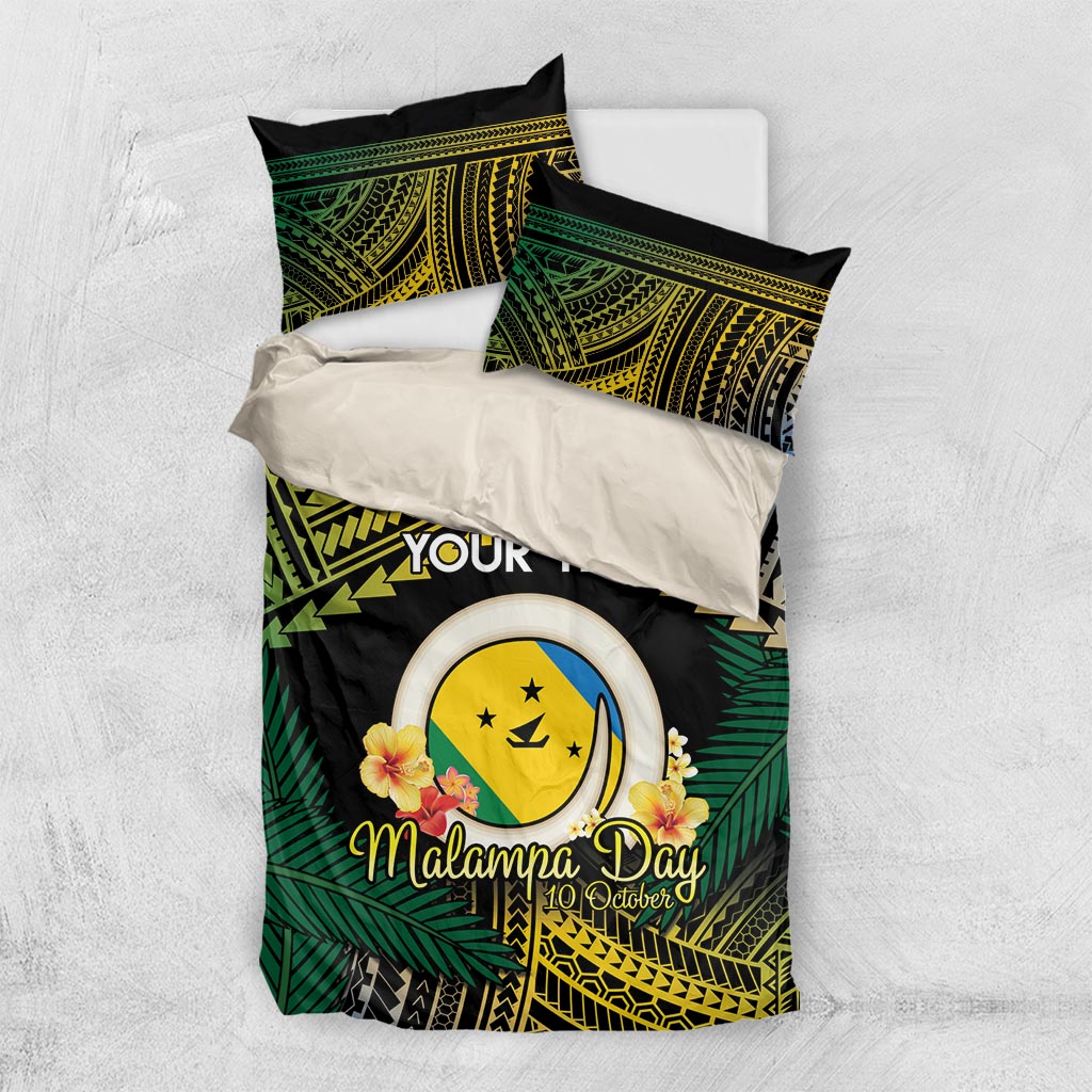 Personalised Malampa Day Bedding Set Vanuatu Provinces Polynesian Pattern