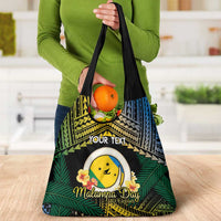 Personalised Malampa Day Grocery Bag Vanuatu Provinces Polynesian Pattern