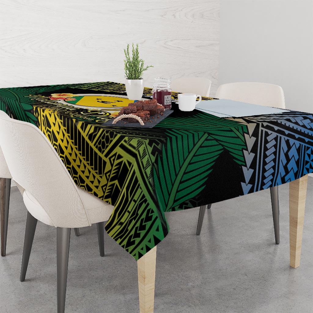 Personalised Malampa Day Tablecloth Vanuatu Provinces Polynesian Pattern