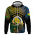 Personalised Malampa Day Zip Hoodie Vanuatu Provinces Polynesian Pattern