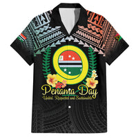Personalised Penama Day Family Matching Tank Maxi Dress and Hawaiian Shirt Vanuatu Provinces Polynesian Pattern