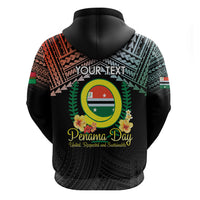 Personalised Penama Day Zip Hoodie Vanuatu Provinces Polynesian Pattern LT14 - Polynesian Pride