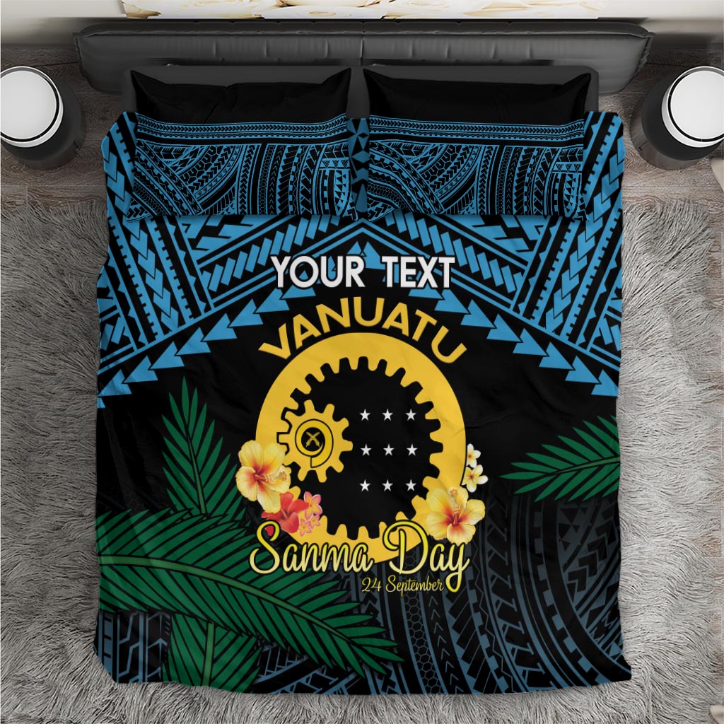 Personalised Sanma Day Bedding Set Vanuatu Provinces Polynesian Pattern