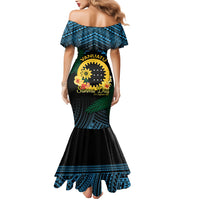 Personalised Sanma Day Mermaid Dress Vanuatu Provinces Polynesian Pattern LT14 - Polynesian Pride
