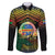 Personalised Tafea Day Family Matching Puletasi and Hawaiian Shirt Vanuatu Provinces Polynesian Pattern