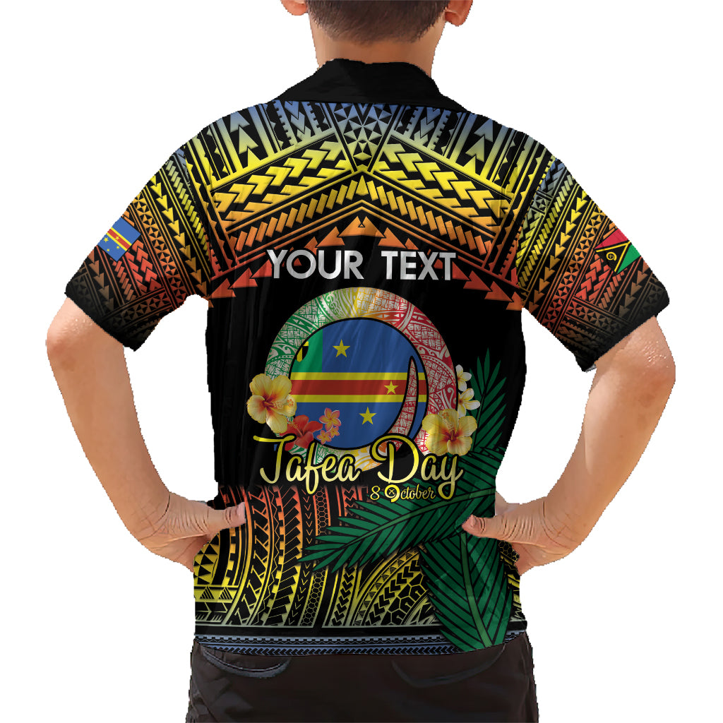 Personalised Tafea Day Kid Hawaiian Shirt Vanuatu Provinces Polynesian Pattern LT14 - Polynesian Pride