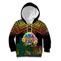 Personalised Tafea Day Kid Hoodie Vanuatu Provinces Polynesian Pattern