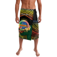 Personalised Tafea Day Lavalava Vanuatu Provinces Polynesian Pattern LT14 Black - Polynesian Pride