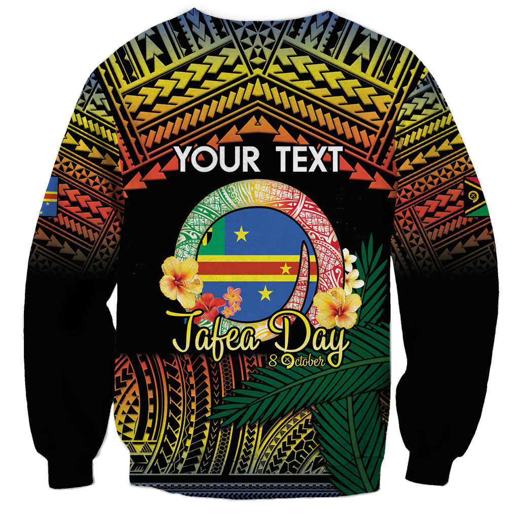 Personalised Tafea Day Sweatshirt Vanuatu Provinces Polynesian Pattern LT14 - Polynesian Pride