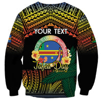 Personalised Tafea Day Sweatshirt Vanuatu Provinces Polynesian Pattern LT14 - Polynesian Pride