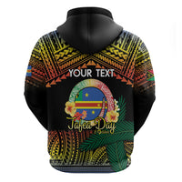 Personalised Tafea Day Zip Hoodie Vanuatu Provinces Polynesian Pattern LT14 - Polynesian Pride