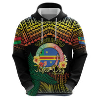 Personalised Tafea Day Zip Hoodie Vanuatu Provinces Polynesian Pattern LT14 - Polynesian Pride