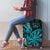 Personalised New Zealand Darts Luggage Cover Happiness Is A Tight Threesome Maori Paua Shell