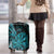 Personalised New Zealand Darts Luggage Cover Happiness Is A Tight Threesome Maori Paua Shell