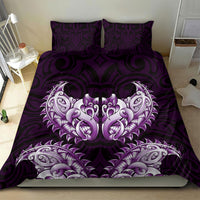 New Zealand Ta Moko Bedding Set Aotearoa Maori Chest Tattoo Purple LT14 - Polynesian Pride