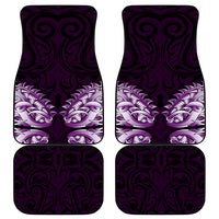 New Zealand Ta Moko Car Mats Aotearoa Maori Chest Tattoo Purple LT14 - Polynesian Pride