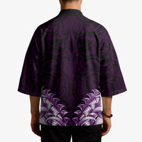 New Zealand Ta Moko Kimono Aotearoa Maori Chest Tattoo Purple LT14 - Polynesian Pride