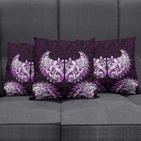 New Zealand Ta Moko Pillow Cover Aotearoa Maori Chest Tattoo Purple LT14 - Polynesian Pride