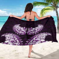 New Zealand Ta Moko Sarong Aotearoa Maori Chest Tattoo Purple LT14 - Polynesian Pride