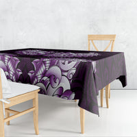 New Zealand Ta Moko Tablecloth Aotearoa Maori Chest Tattoo Purple LT14 - Polynesian Pride