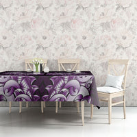 New Zealand Ta Moko Tablecloth Aotearoa Maori Chest Tattoo Purple LT14 - Polynesian Pride