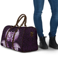 New Zealand Ta Moko Travel Bag Aotearoa Maori Chest Tattoo Purple LT14 - Polynesian Pride