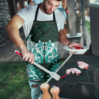 New Zealand Ta Moko Apron Aotearoa Maori Chest Tattoo Turquoise LT14 - Polynesian Pride