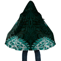 New Zealand Ta Moko Cloak Aotearoa Maori Chest Tattoo Turquoise LT14 Unisex Turquoise - Polynesian Pride