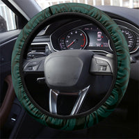 New Zealand Ta Moko Steering Wheel Cover Aotearoa Maori Chest Tattoo Turquoise LT14 - Polynesian Pride